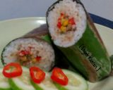 Foto langkah ke 6 dari resep Nasi Bakar Peda & Jagung.