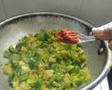 Cucumber- Capsicum Sabji recipe step 4 photo