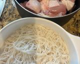 A picture of step 1 of Vietnamese Dill Fish Cake Noodle Soup (Bún chả cá thìa là).