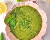 A picture of step 9 of Coriander & mint dip.