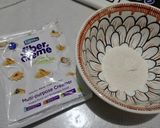 Foto langkah ke 2 dari resep Donat Fiber Creme Bunga Telang.