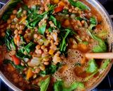 Vegán lencse leves sok zöldséggel recept fázis 7 fotója