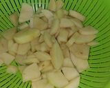 A picture of step 1 of Aaloo pyaaz ki sabzi.
