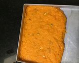 A picture of step 9 of Orange burfi.