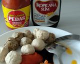 Foto langkah ke 2 dari resep Bakso Rujak #keto.