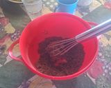 Foto del paso 1 de la receta: Torta agosto de cacao y membrillo con avena vegana