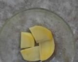 A picture of step 1 of Half moon cut shape pakoras.