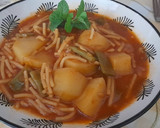 Foto del paso 5 de la receta: Cazuela de fideos con judías verdes
