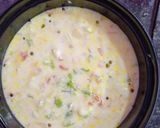 A picture of step 3 of Veg Raita.