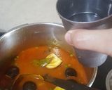 A picture of step 5 of Ringna vatana bateta ni khichdi and kadhi.