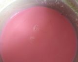 A picture of step 3 of HomeMade Pink Ice cream.