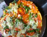 Foto langkah ke 6 dari resep Pizza Vegetarian (Teflon only).