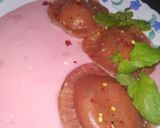 A picture of step 4 of Beetroots ravioli.