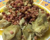 Foto del paso 3 de la receta: Alcachofas de bote con jamón Thermomix