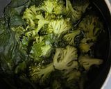 A picture of step 1 of Broccoli 🥦 & Spinach Saag.