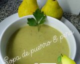 Foto del paso 3 de la receta: Sopa de puerro y pera