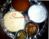 A picture of step 1 of Besan Ladoo.