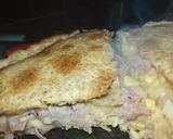 Foto del paso 7 de la receta: Tarta Cremosa Integral de Jamón & Queso