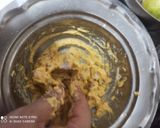 A picture of step 1 of Punjabi Kadhi Pakoda.