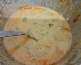 A picture of step 2 of Schezwan onion fritters.