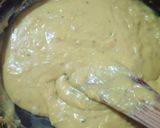A picture of step 4 of Masala Khandvi.