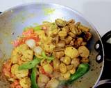 Mushrooms and Soya Biryani with veggies recipe step 2 photo