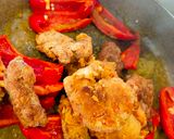 Foto langkah ke 6 dari resep Kriuk Udang Tempe Sambal Ijo.