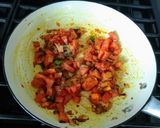 A picture of step 4 of Saag paneer.