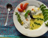 કઢી અને વેજ રાઈસ રેસીપી સ્ટેપ3ફોટો