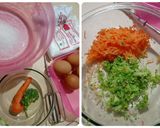 Foto langkah ke 1 dari resep Carrot and Brokoli Cake Gluten Free.