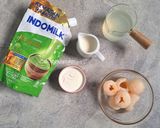 Foto langkah ke 1 dari resep Lychee Matcha Cloud.