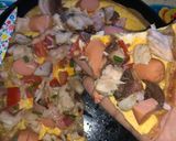 Hình bước làm 4 của món Pizza Hải Sản (eat clean)