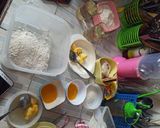 Foto langkah ke 1 dari resep Roti sobek praktis tanpa ulen, tanpa mixer.