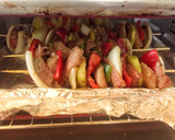 Foto del paso 4 de la receta: Brochetas mixtas con vegetales a la plancha y al air fryer 😎