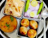 राजस्थानी पंचमेल दाल बाटी चूरमा (rajasthani panchmel dal bati churma recipe in Hindi) रेसिपी चरण 13 फोटो