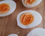 Huevos rellenos. Spanish Stuffed eggs recipe step 1 photo