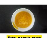 A picture of step 1 of Homemade Mango Frooti (without sugar).