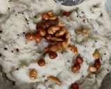 A picture of step 7 of Jain upma - clean & sattvik.