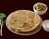 A picture of step 4 of Punjabi classic roti --missi roti.