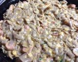 Foto del paso 1 de la receta: Tortilla de fideos corbatitas integrales a la carbonara