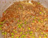 A picture of step 2 of Mince meat couscous.