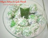 Foto langkah ke 7 dari resep Klepon Ketan Isi Gula Merah <No Kapur Sirih>.