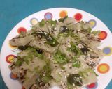 A picture of step 9 of Farali Dhokla & Farali Chutney.