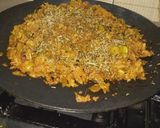 A picture of step 6 of Mutton Tawa qeema.
