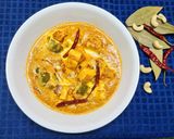 A picture of step 4 of Paneer Rezala.
