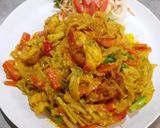 รูปขั้นตอนการทำที่ 9 ของ กุ้งผัดผงกะหรี่