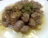 Foto langkah ke 1 dari resep Garlic butter rice with beef saikoro.