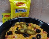 A picture of step 12 of Mexican Maggi.