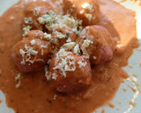 Foto del paso 13 de la receta: Ñoquis de remolacha rellenos + salsa de morrón al curry
