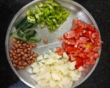 A picture of step 1 of Bhagar Khichdi.